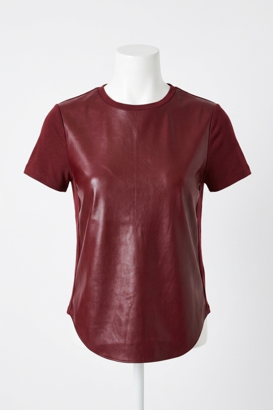 NEW ANOTHER LOVE elaina t-shirt in vino